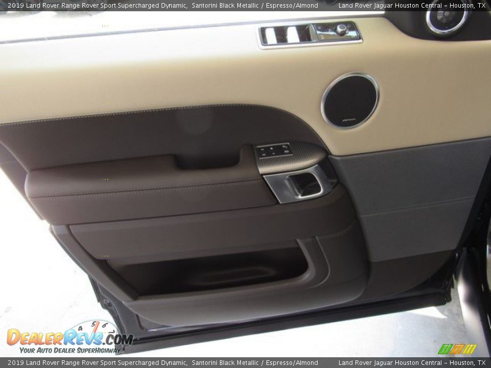 2019 Land Rover Range Rover Sport Supercharged Dynamic Santorini Black Metallic / Espresso/Almond Photo #23