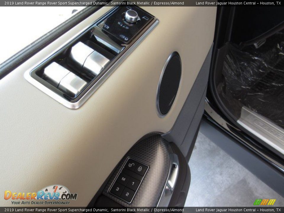 2019 Land Rover Range Rover Sport Supercharged Dynamic Santorini Black Metallic / Espresso/Almond Photo #24