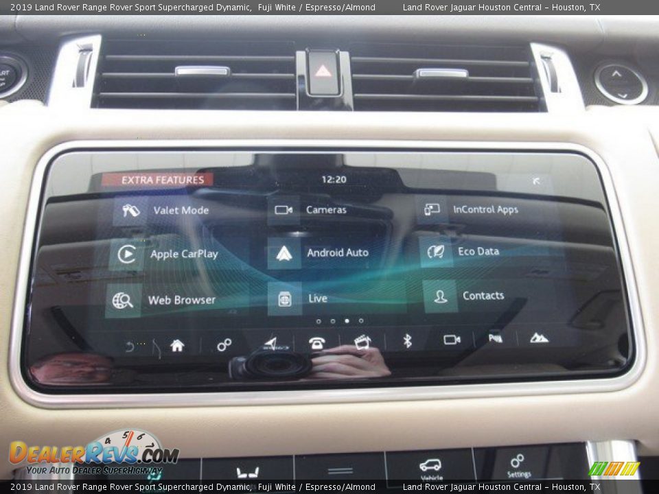 2019 Land Rover Range Rover Sport Supercharged Dynamic Fuji White / Espresso/Almond Photo #31
