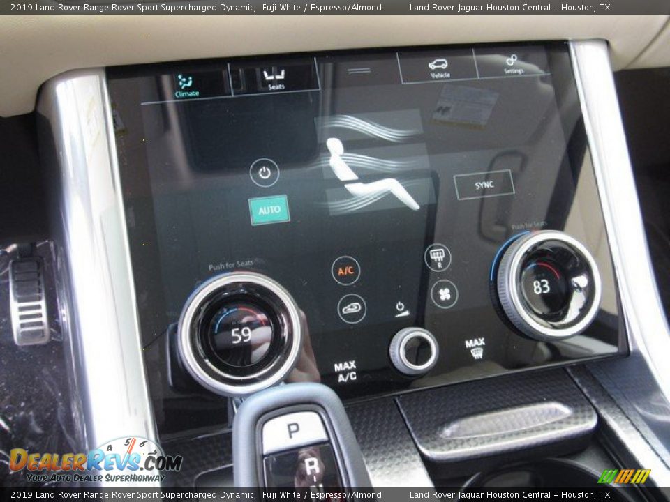 2019 Land Rover Range Rover Sport Supercharged Dynamic Fuji White / Espresso/Almond Photo #35