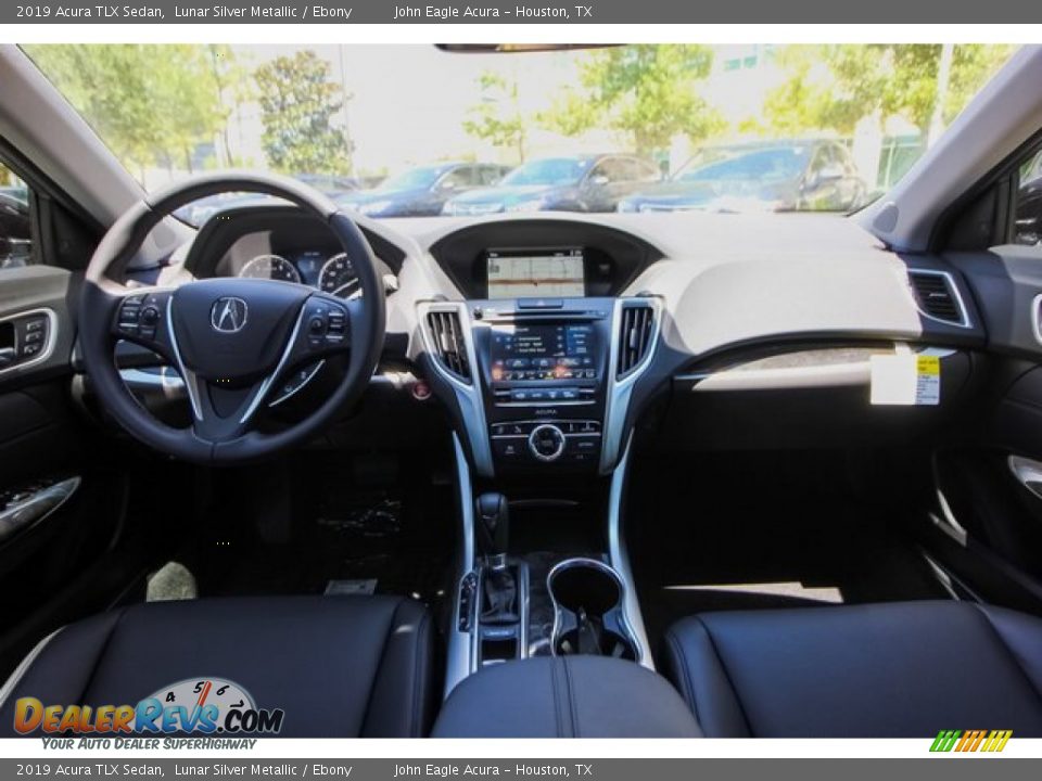 2019 Acura TLX Sedan Lunar Silver Metallic / Ebony Photo #9