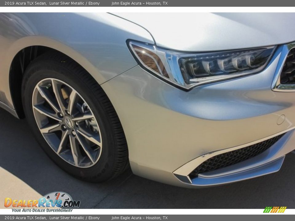 2019 Acura TLX Sedan Lunar Silver Metallic / Ebony Photo #10