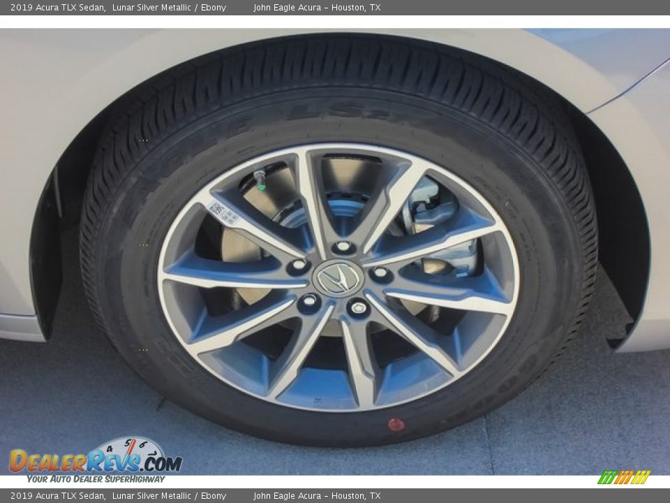 2019 Acura TLX Sedan Lunar Silver Metallic / Ebony Photo #11