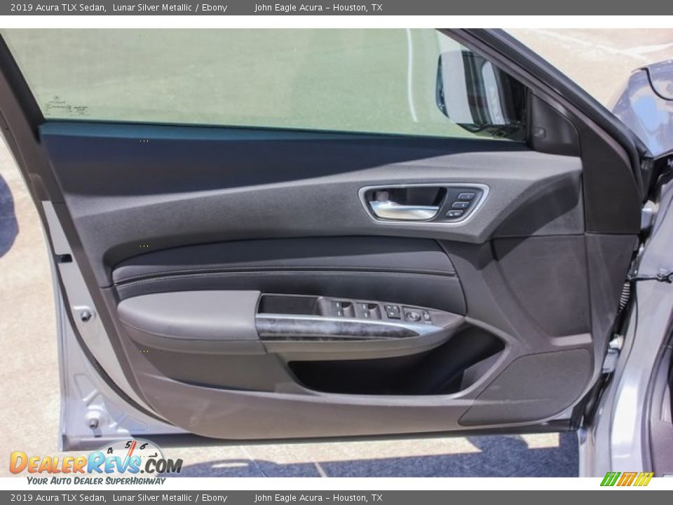 2019 Acura TLX Sedan Lunar Silver Metallic / Ebony Photo #12