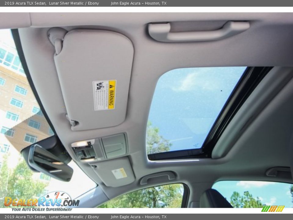 2019 Acura TLX Sedan Lunar Silver Metallic / Ebony Photo #14
