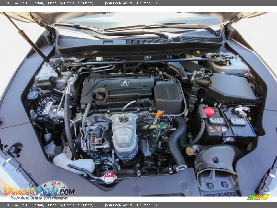 2019 Acura TLX Sedan Lunar Silver Metallic / Ebony Photo #23