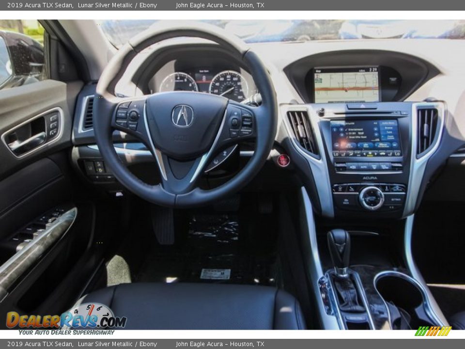 2019 Acura TLX Sedan Lunar Silver Metallic / Ebony Photo #24