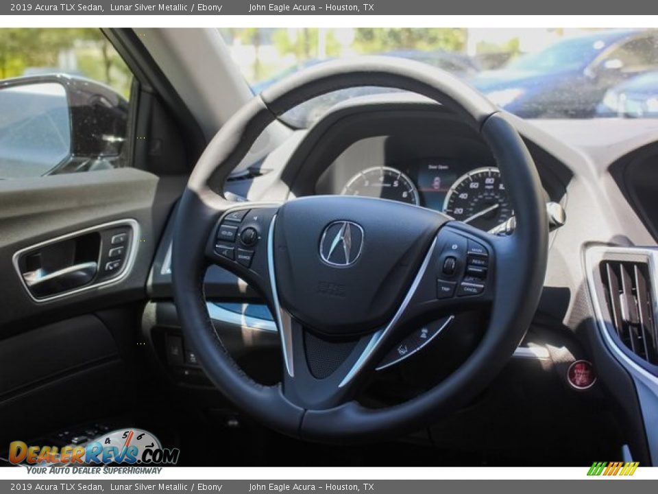 2019 Acura TLX Sedan Lunar Silver Metallic / Ebony Photo #25