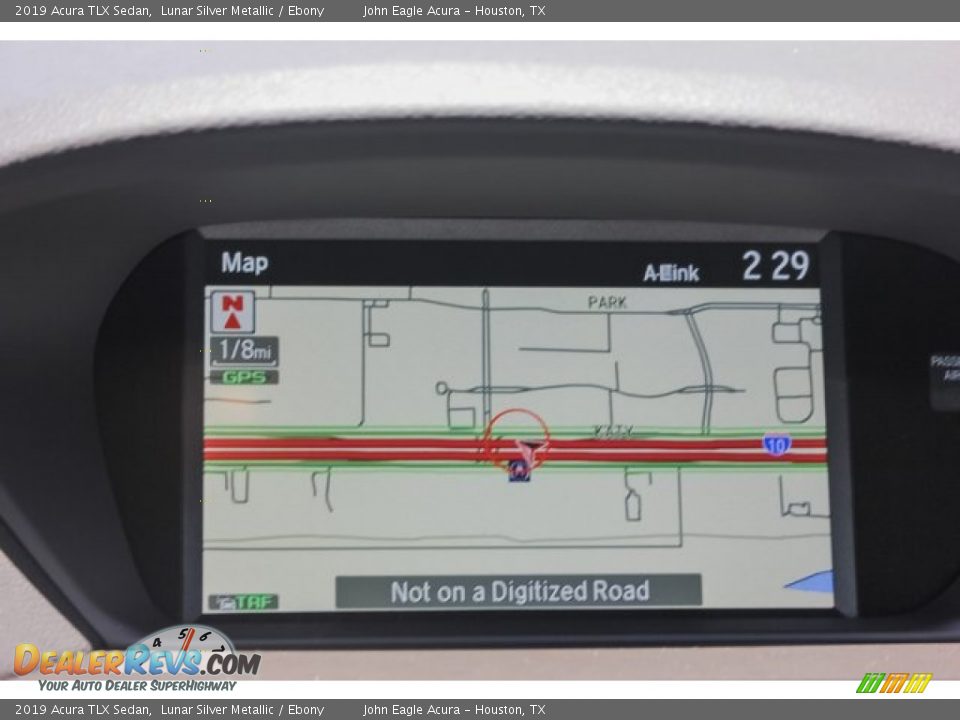 2019 Acura TLX Sedan Lunar Silver Metallic / Ebony Photo #27