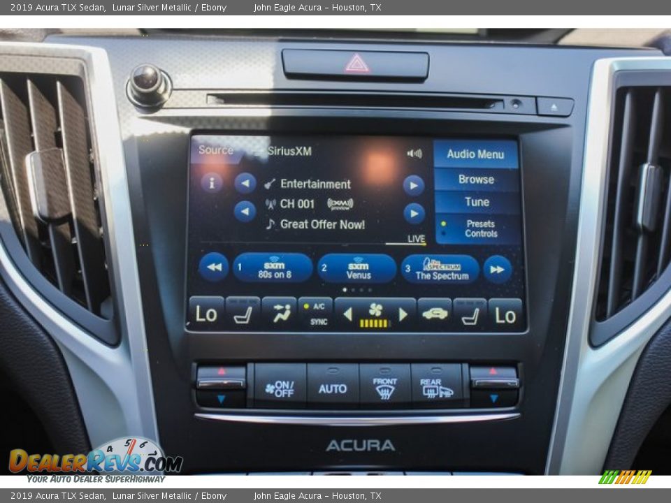2019 Acura TLX Sedan Lunar Silver Metallic / Ebony Photo #28