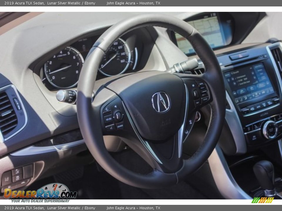 2019 Acura TLX Sedan Lunar Silver Metallic / Ebony Photo #31