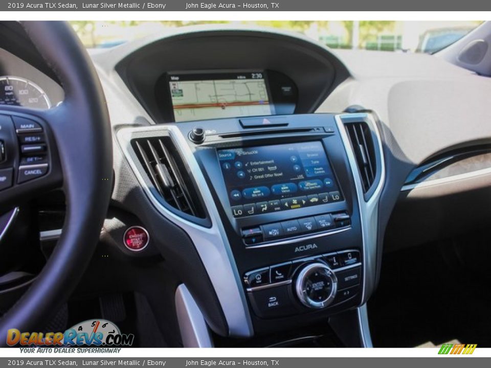 2019 Acura TLX Sedan Lunar Silver Metallic / Ebony Photo #32