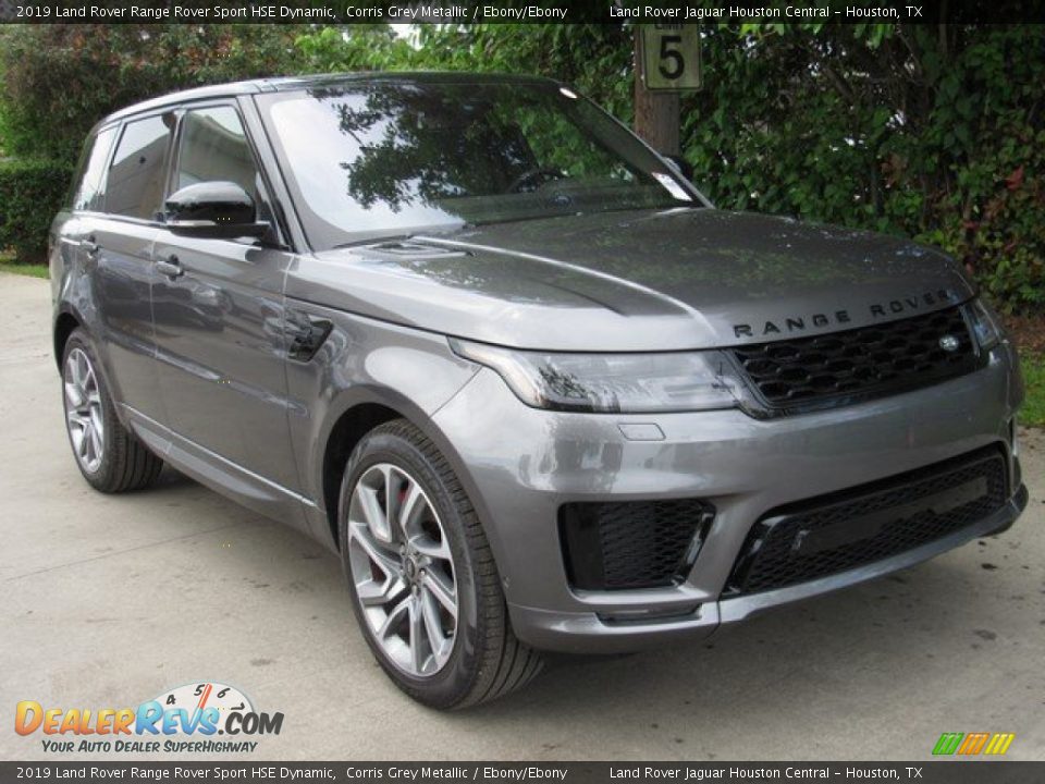 2019 Land Rover Range Rover Sport HSE Dynamic Corris Grey Metallic / Ebony/Ebony Photo #2