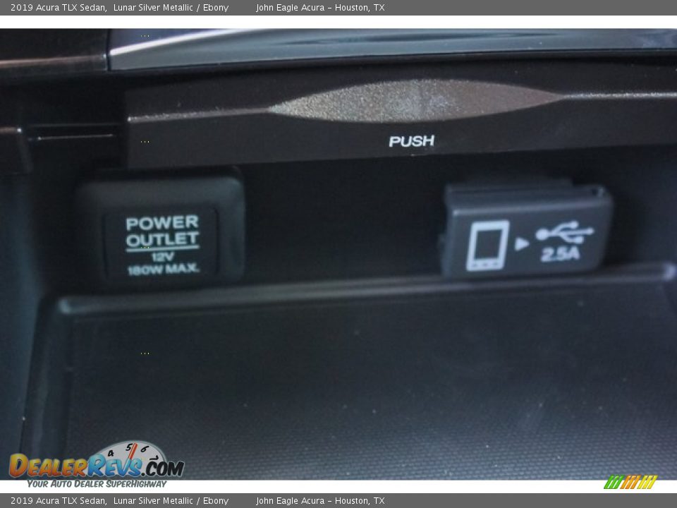 2019 Acura TLX Sedan Lunar Silver Metallic / Ebony Photo #35