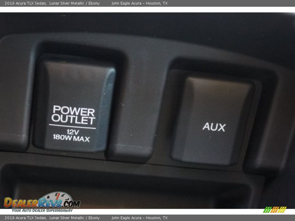 2019 Acura TLX Sedan Lunar Silver Metallic / Ebony Photo #36