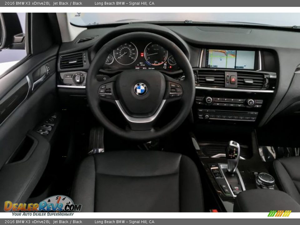 2016 BMW X3 xDrive28i Jet Black / Black Photo #4