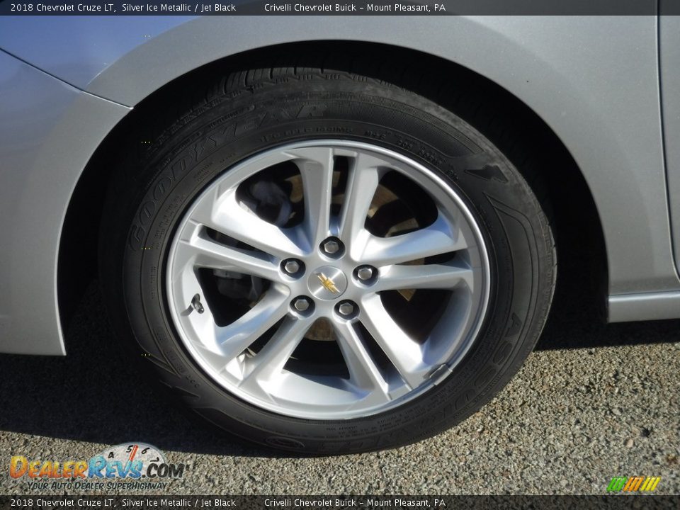 2018 Chevrolet Cruze LT Silver Ice Metallic / Jet Black Photo #3