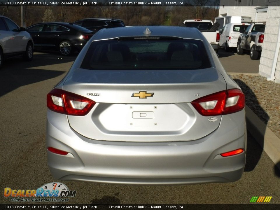 2018 Chevrolet Cruze LT Silver Ice Metallic / Jet Black Photo #7