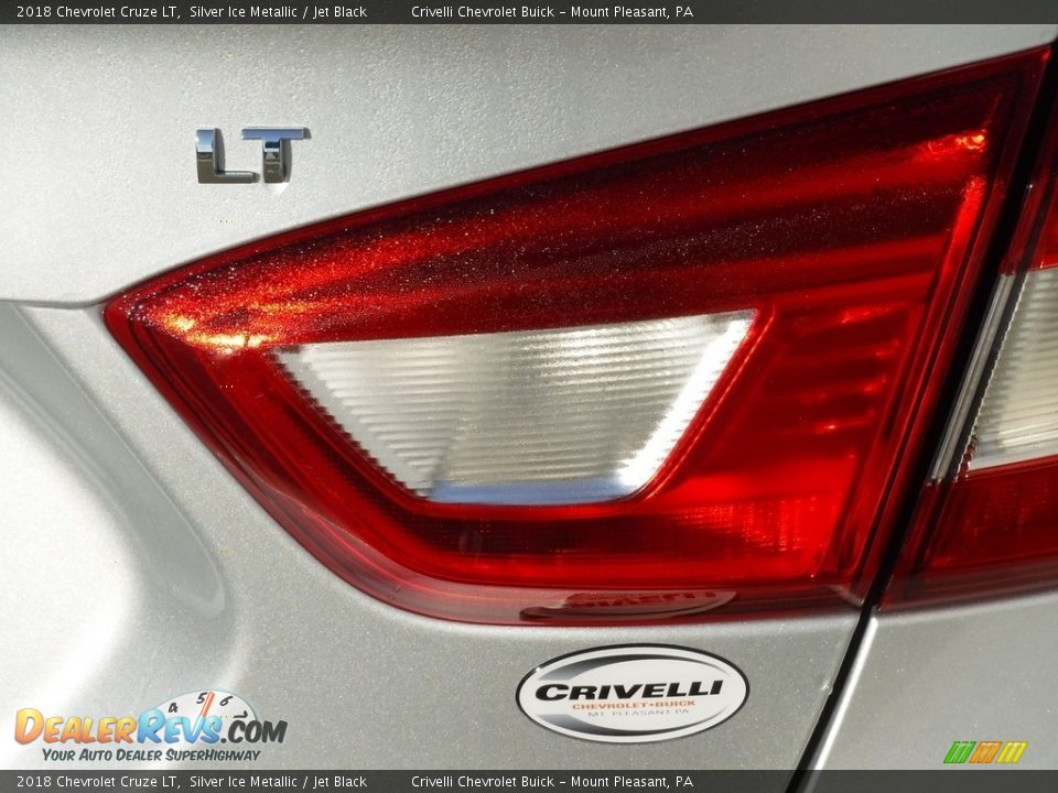 2018 Chevrolet Cruze LT Silver Ice Metallic / Jet Black Photo #8
