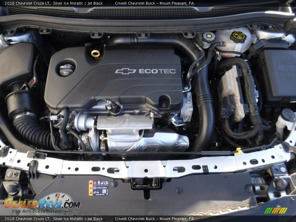 2018 Chevrolet Cruze LT Silver Ice Metallic / Jet Black Photo #10