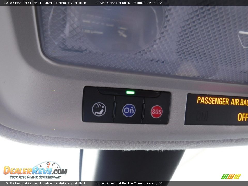 2018 Chevrolet Cruze LT Silver Ice Metallic / Jet Black Photo #19