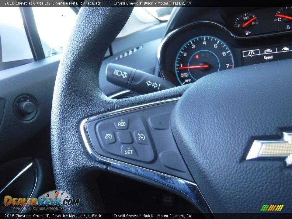 2018 Chevrolet Cruze LT Silver Ice Metallic / Jet Black Photo #21