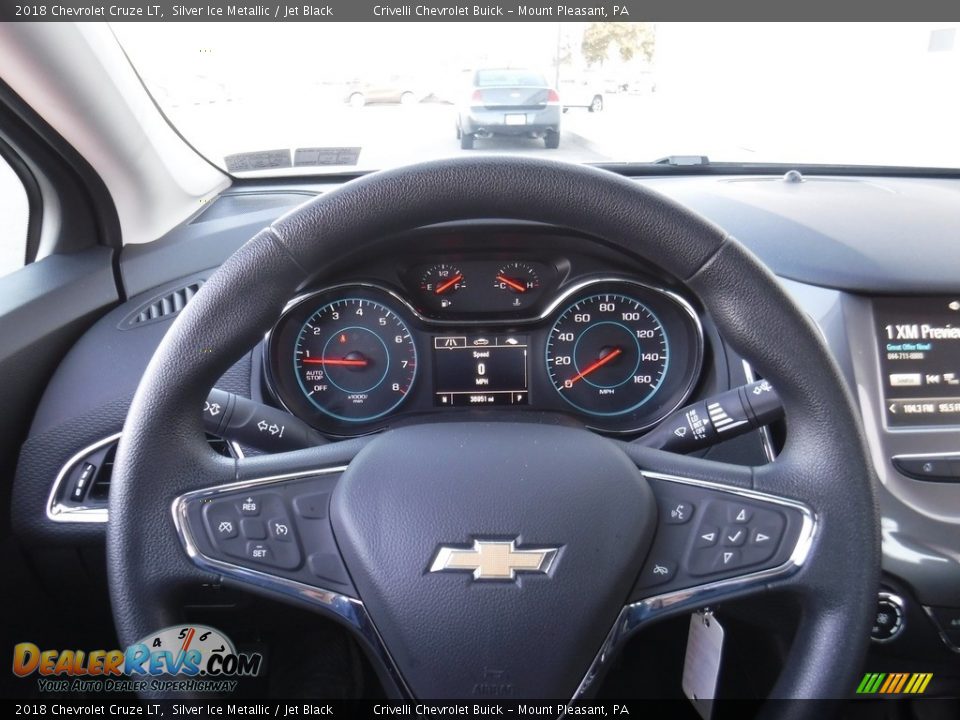 2018 Chevrolet Cruze LT Silver Ice Metallic / Jet Black Photo #22