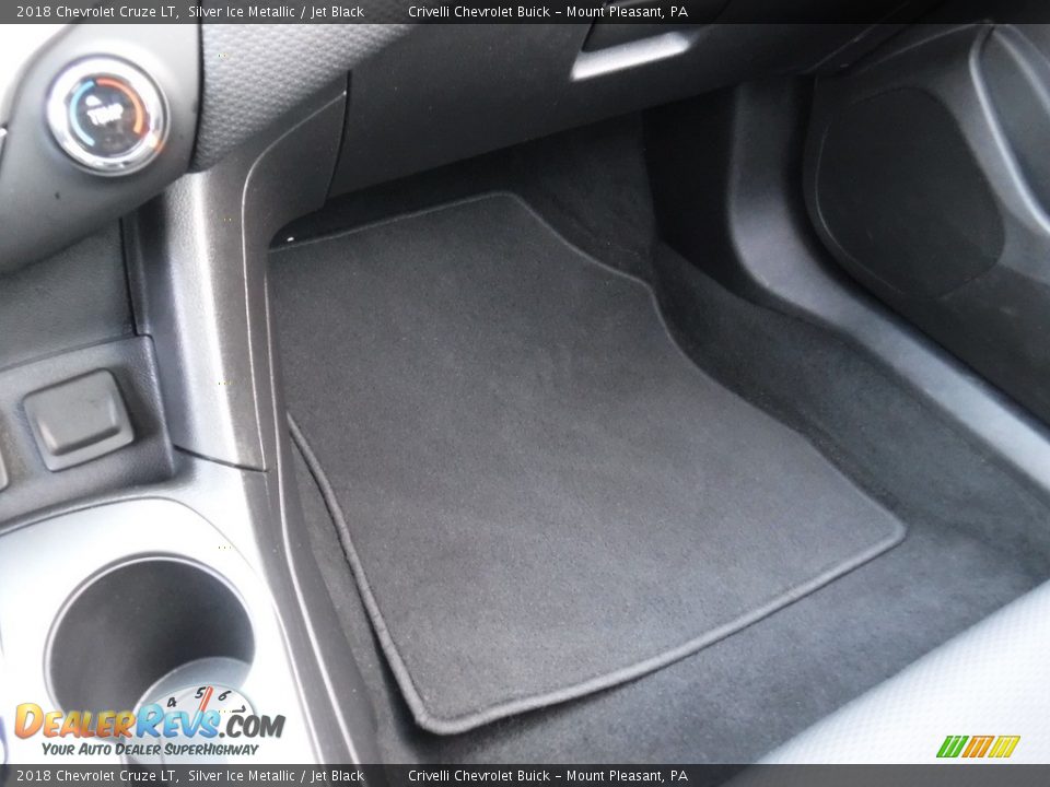 2018 Chevrolet Cruze LT Silver Ice Metallic / Jet Black Photo #25