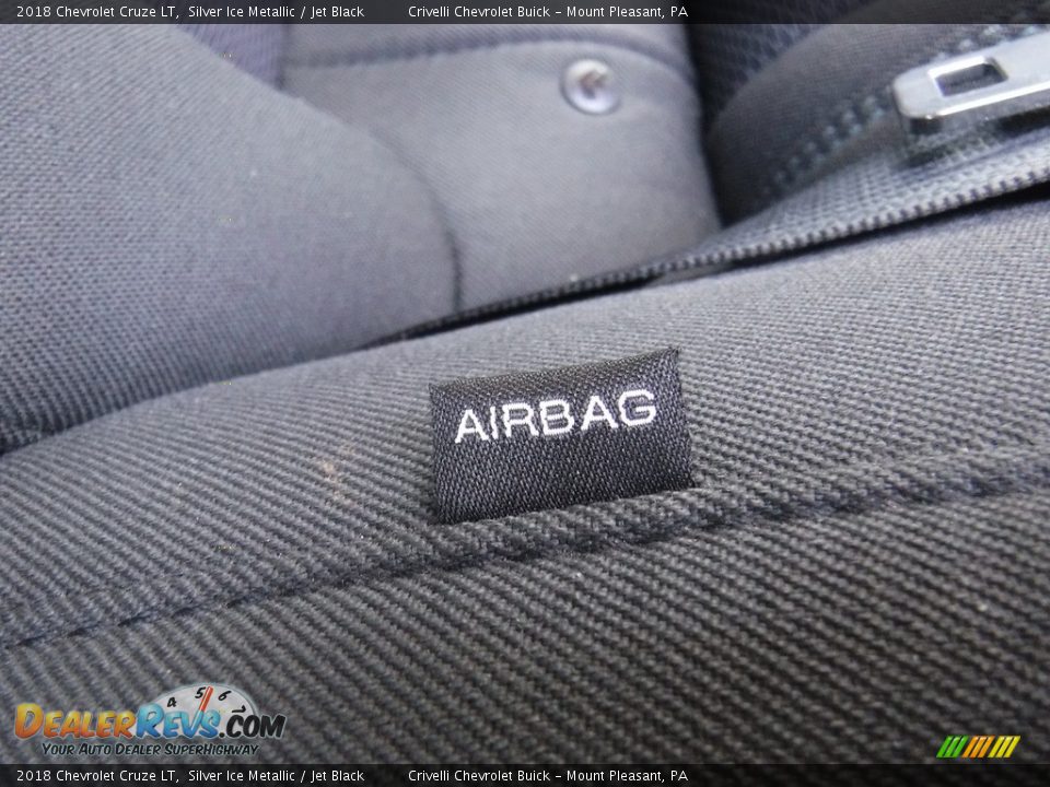 2018 Chevrolet Cruze LT Silver Ice Metallic / Jet Black Photo #27