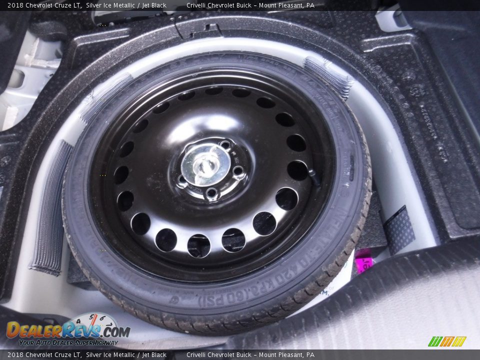 2018 Chevrolet Cruze LT Silver Ice Metallic / Jet Black Photo #29