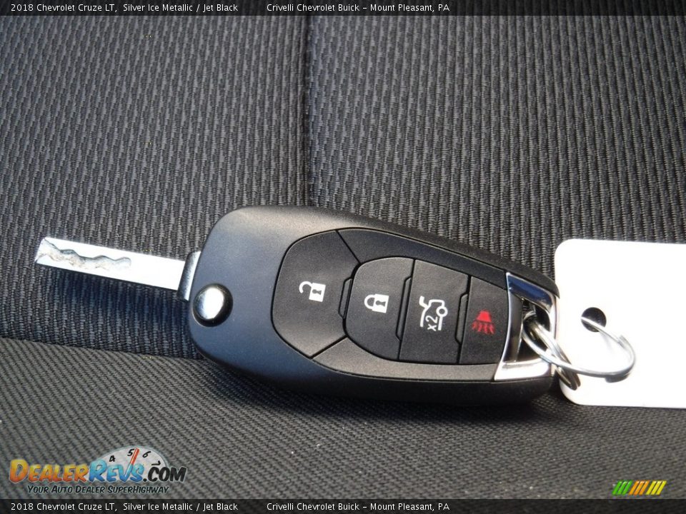 2018 Chevrolet Cruze LT Silver Ice Metallic / Jet Black Photo #30