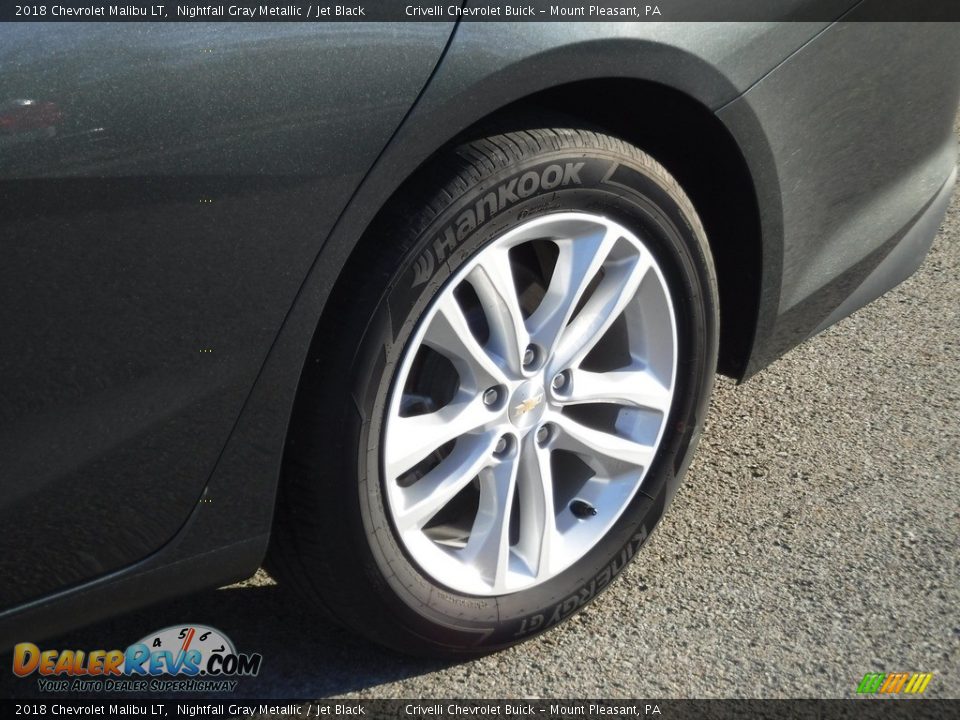 2018 Chevrolet Malibu LT Nightfall Gray Metallic / Jet Black Photo #3