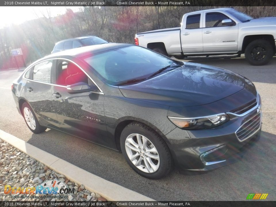2018 Chevrolet Malibu LT Nightfall Gray Metallic / Jet Black Photo #5