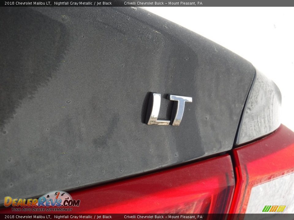 2018 Chevrolet Malibu LT Nightfall Gray Metallic / Jet Black Photo #8