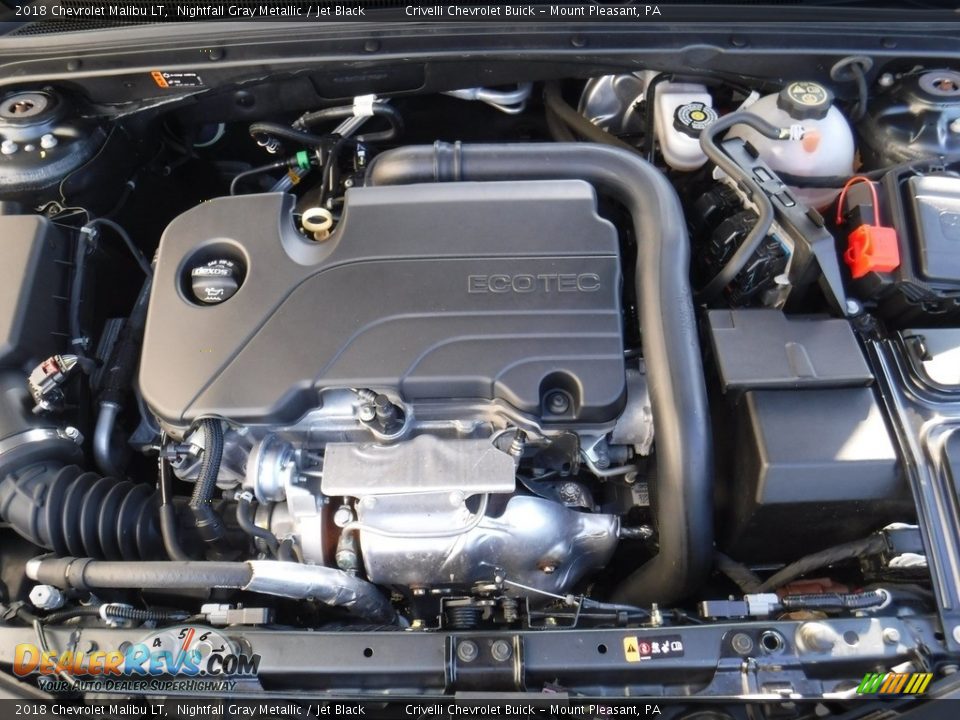 2018 Chevrolet Malibu LT Nightfall Gray Metallic / Jet Black Photo #10