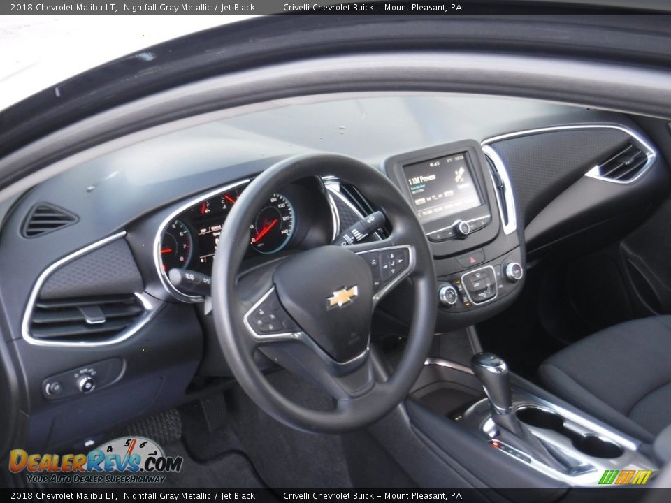 2018 Chevrolet Malibu LT Nightfall Gray Metallic / Jet Black Photo #12