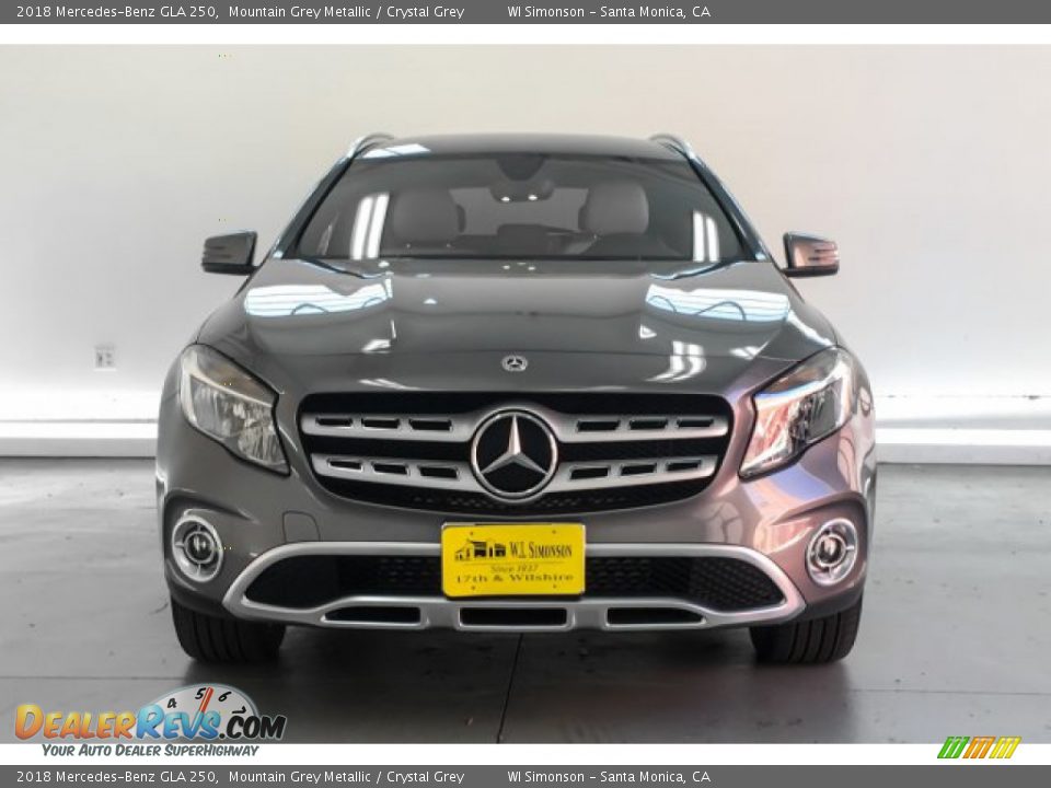 2018 Mercedes-Benz GLA 250 Mountain Grey Metallic / Crystal Grey Photo #2