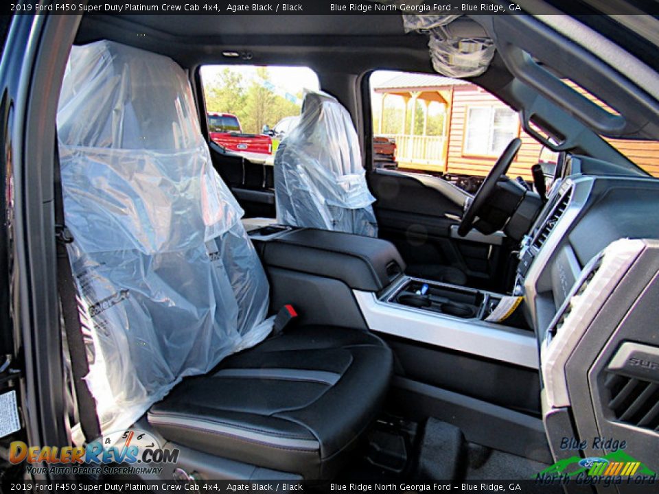 2019 Ford F450 Super Duty Platinum Crew Cab 4x4 Agate Black / Black Photo #11