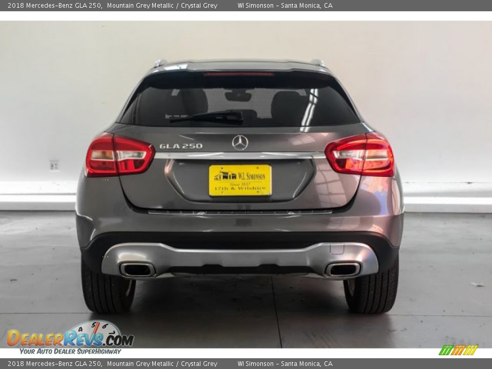 2018 Mercedes-Benz GLA 250 Mountain Grey Metallic / Crystal Grey Photo #3