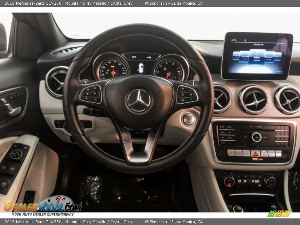 2018 Mercedes-Benz GLA 250 Mountain Grey Metallic / Crystal Grey Photo #4