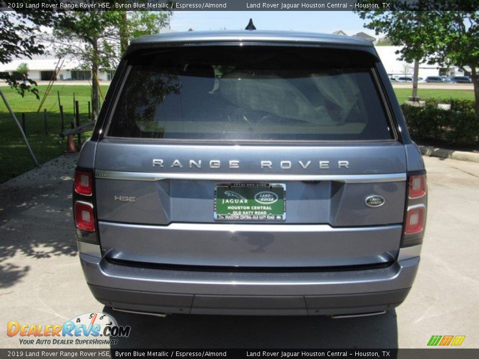 2019 Land Rover Range Rover HSE Byron Blue Metallic / Espresso/Almond Photo #8