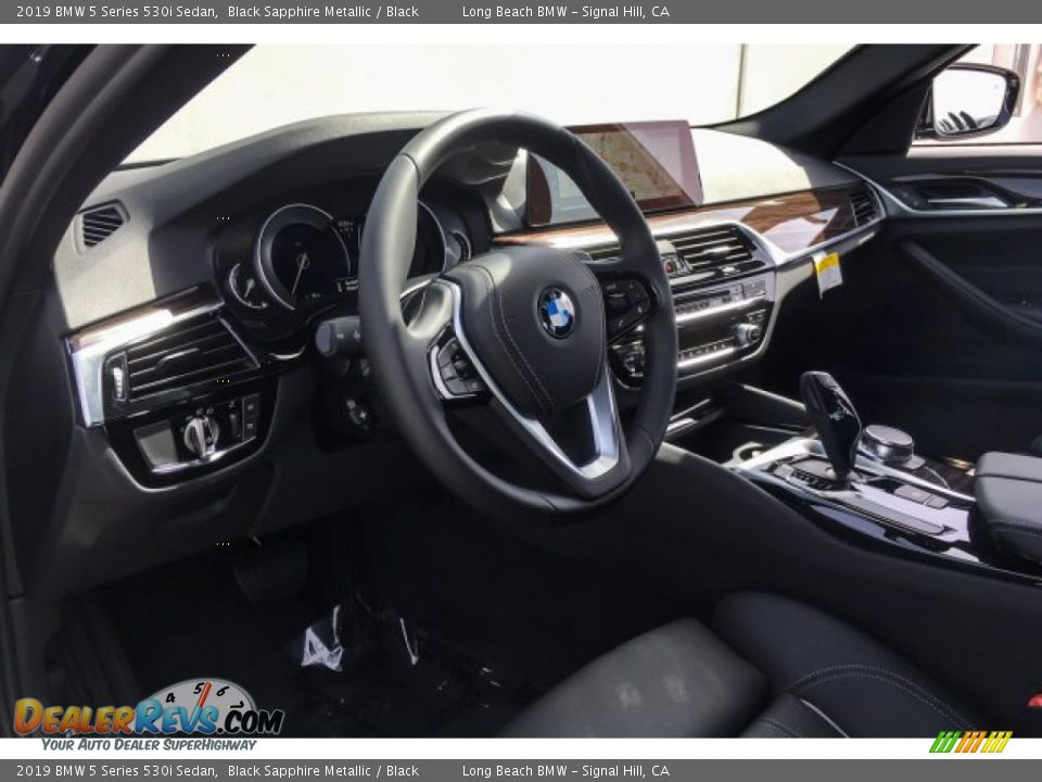 2019 BMW 5 Series 530i Sedan Black Sapphire Metallic / Black Photo #5