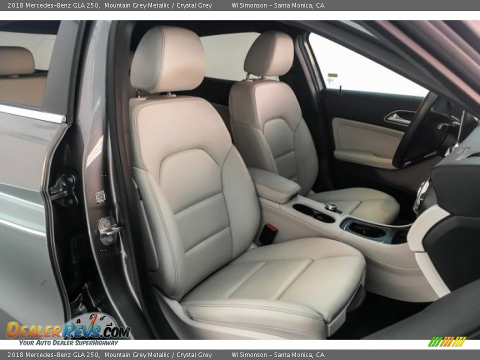 2018 Mercedes-Benz GLA 250 Mountain Grey Metallic / Crystal Grey Photo #6