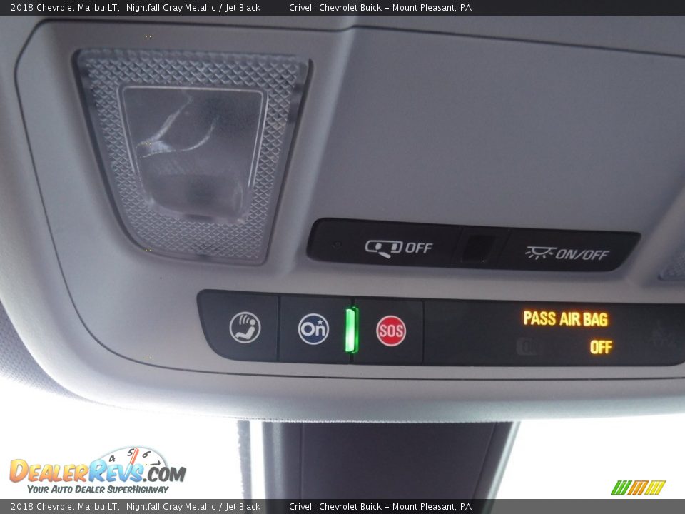 2018 Chevrolet Malibu LT Nightfall Gray Metallic / Jet Black Photo #20