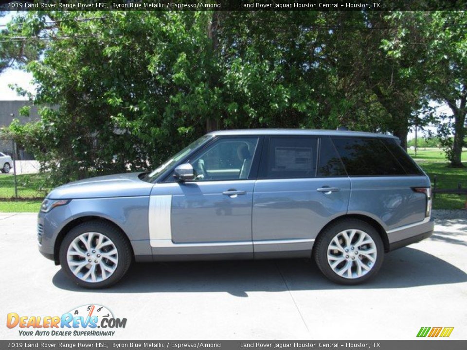 2019 Land Rover Range Rover HSE Byron Blue Metallic / Espresso/Almond Photo #11