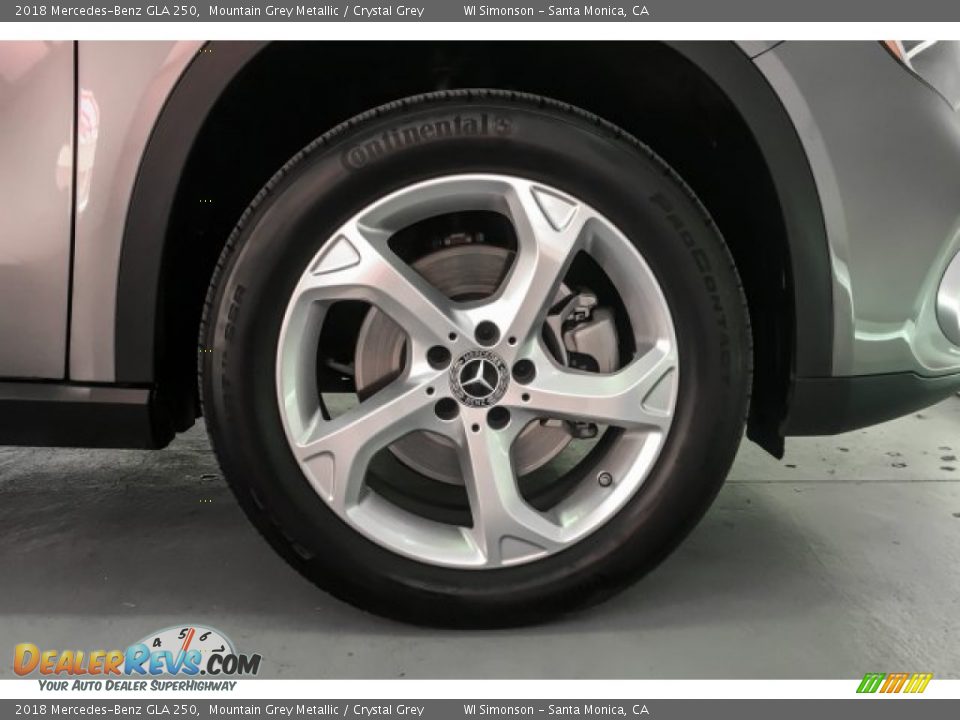 2018 Mercedes-Benz GLA 250 Mountain Grey Metallic / Crystal Grey Photo #8