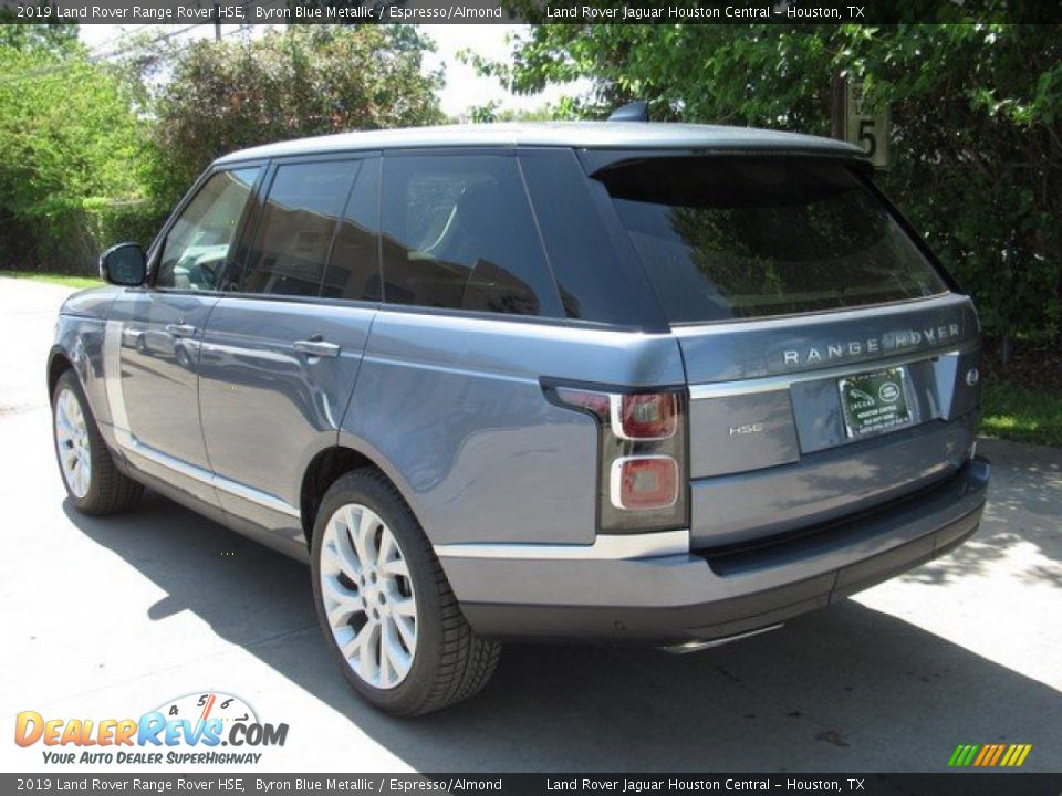 2019 Land Rover Range Rover HSE Byron Blue Metallic / Espresso/Almond Photo #12