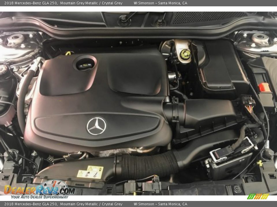 2018 Mercedes-Benz GLA 250 Mountain Grey Metallic / Crystal Grey Photo #9