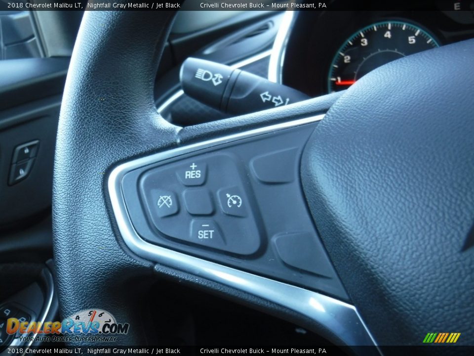 2018 Chevrolet Malibu LT Nightfall Gray Metallic / Jet Black Photo #22