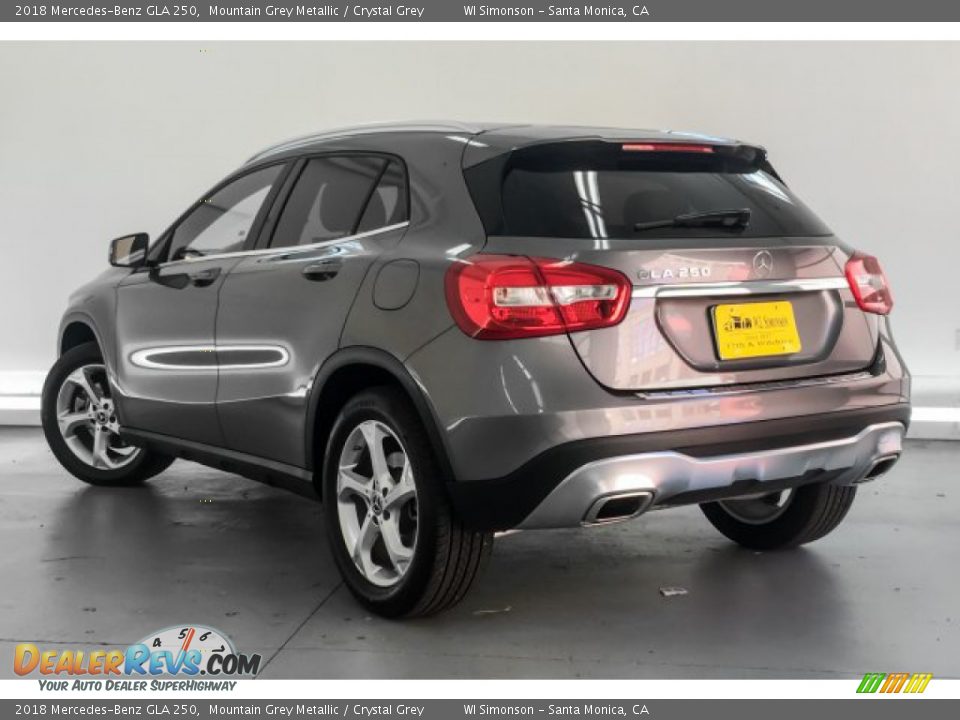 2018 Mercedes-Benz GLA 250 Mountain Grey Metallic / Crystal Grey Photo #10